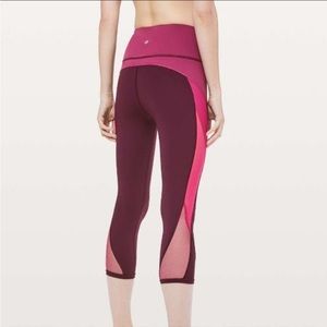 NEW Lululemon Colour Me Ombre Crop *21" Leggings size 4